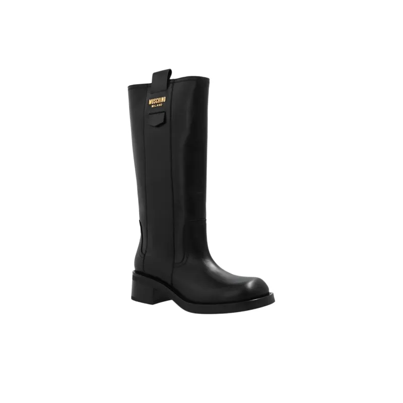 MOSCHINO Logo Printed Boots Women's-2