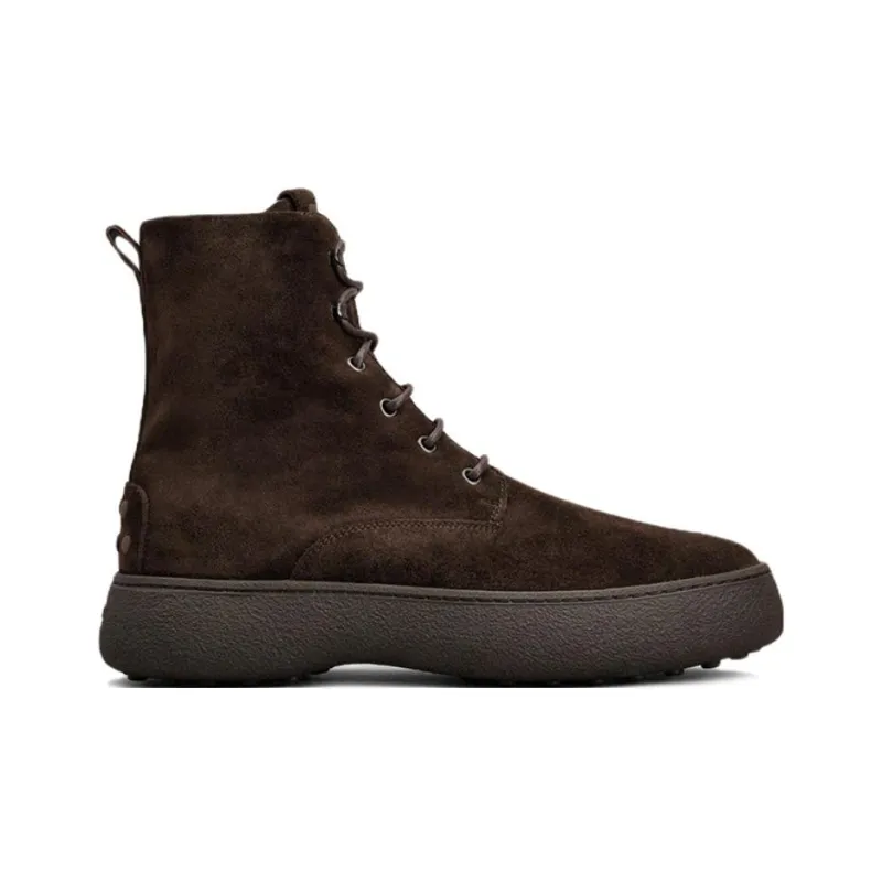 TOD'S WG Ankle Boots Men's Brown-1