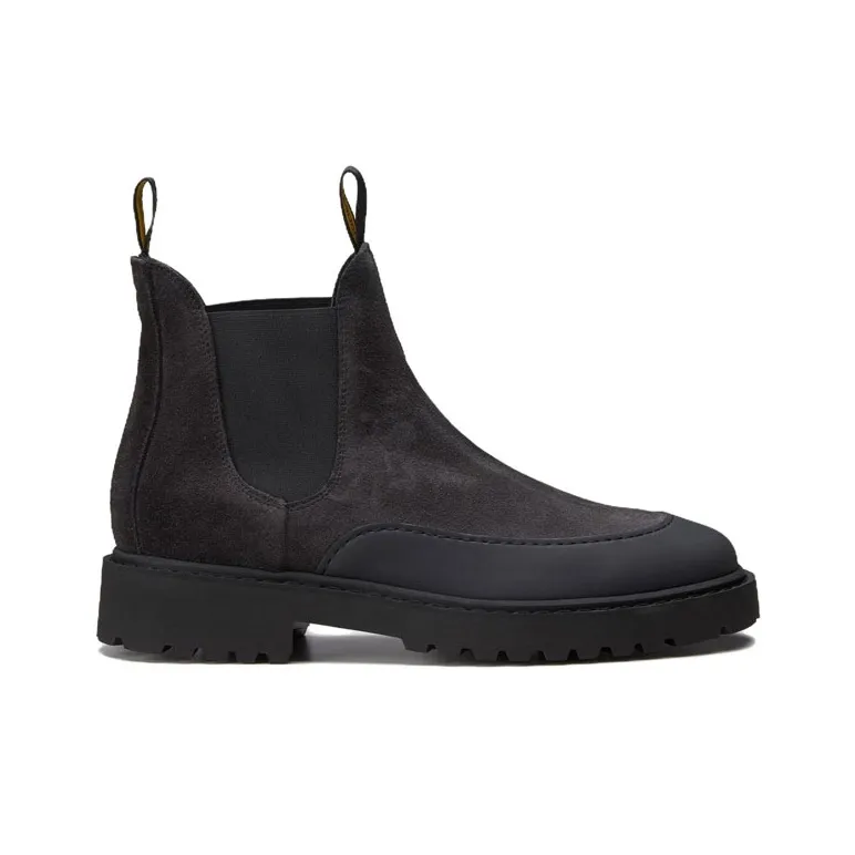 DOUCAL'S Short Chelsea Boots Men's Gray-1