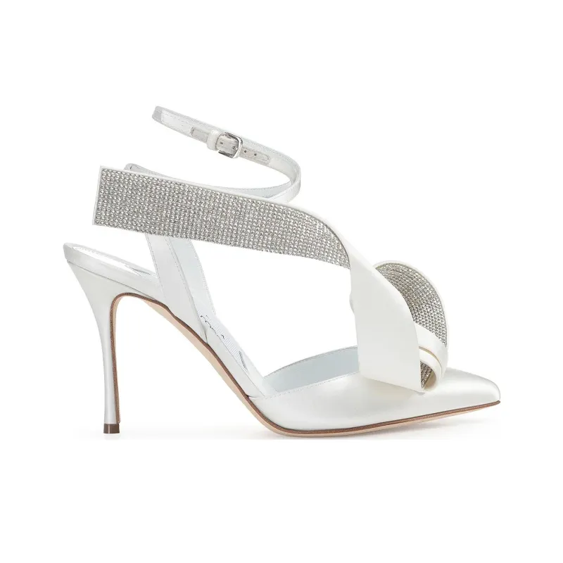 SERGIO ROSSI X Area Marquise 90mm Crystal-embellished Pumps-1