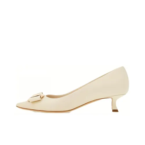 FERRAGAMO 40mm New Vara-bow Lambskin Pumps