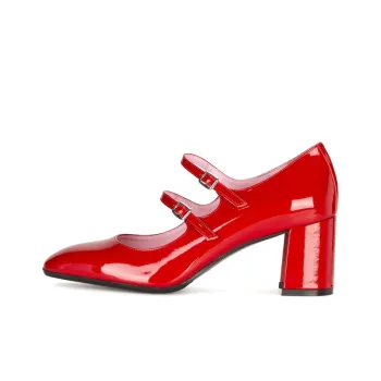 Carel Paris Double-strap Mid-heel Pumps