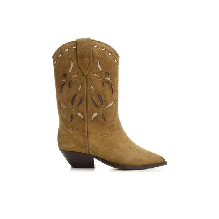 ISABEL MARANT Duerto Suede Mid-calf Boots-1