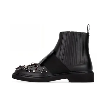 Roger Vivier Viv' Rangers Chelsea Boots Women's Black