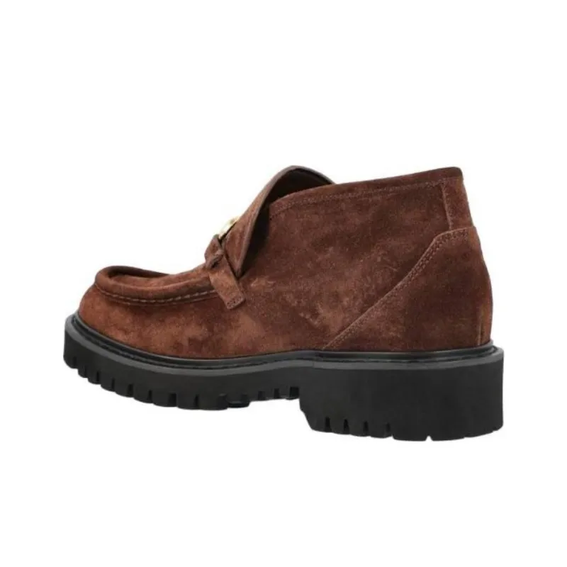 Valentino Logo Plaque Round Toe Boots Women's-3