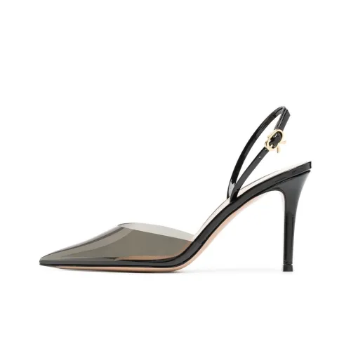 GIANVITO ROSSI Ribbon D'Orsay 105mm Slingback Pumps