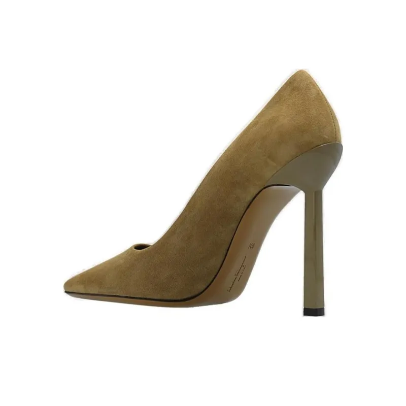 FERRAGAMO Justina Pointed-toe 110mm Pumps-3