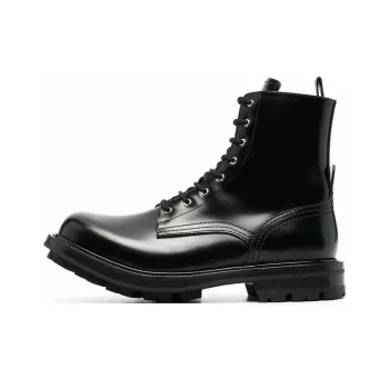 Alexander McQueen Worker Boot Black
