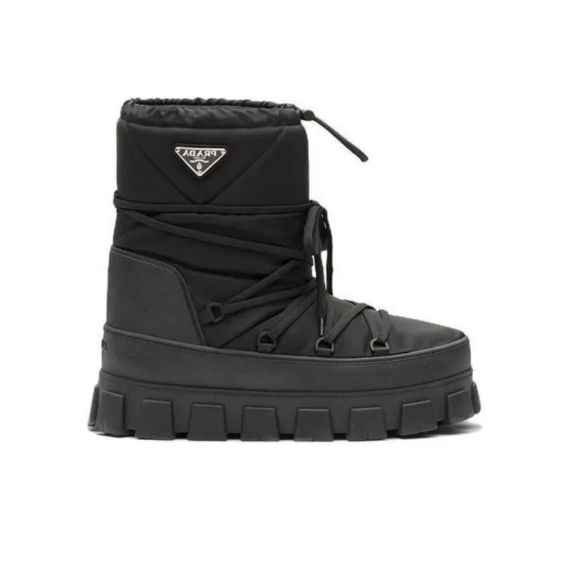 PRADA Nylon Gabardine Après Ski Boots-1