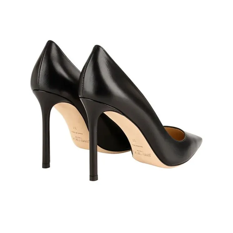 Jimmy Choo ROMY Slim Heel High Heels 10cm Women's Black-3