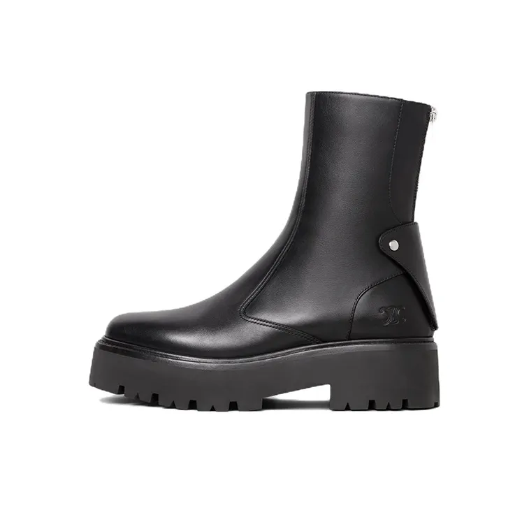 CELINE Bulky Ankle Boots Women's Black-0