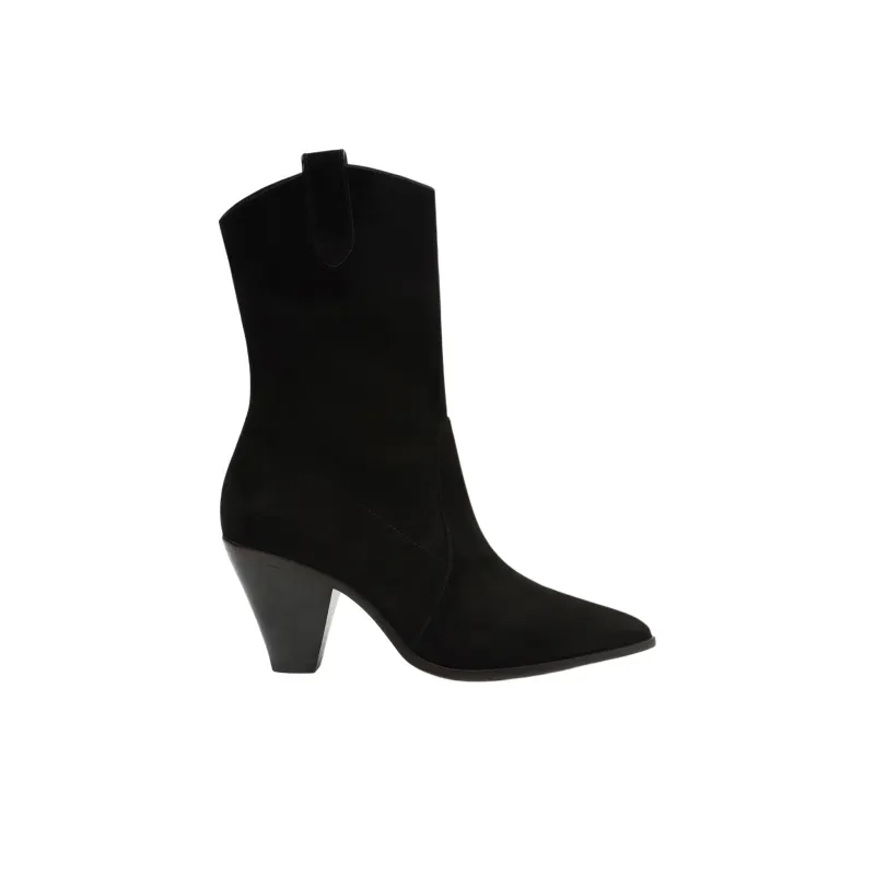 Schutz Mackie Ankle Boots 7.5cm Women's Black-1