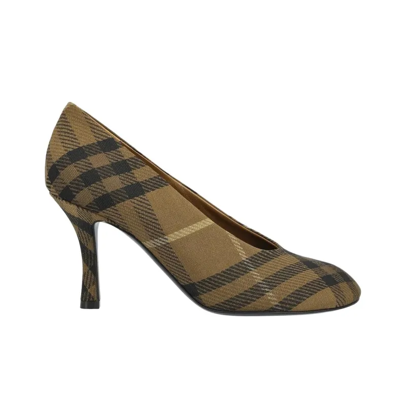Burberry Slim Heel High Heels Women's Brown-1