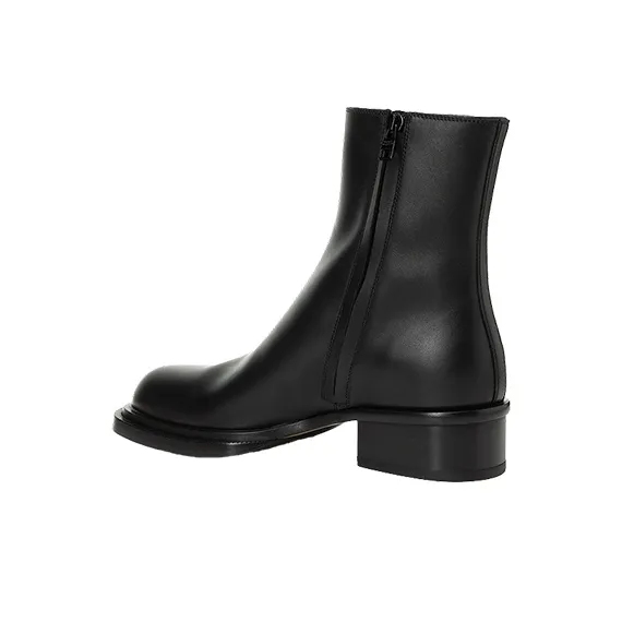 Alexander McQueen Cuban Stack Ankle Boots-3