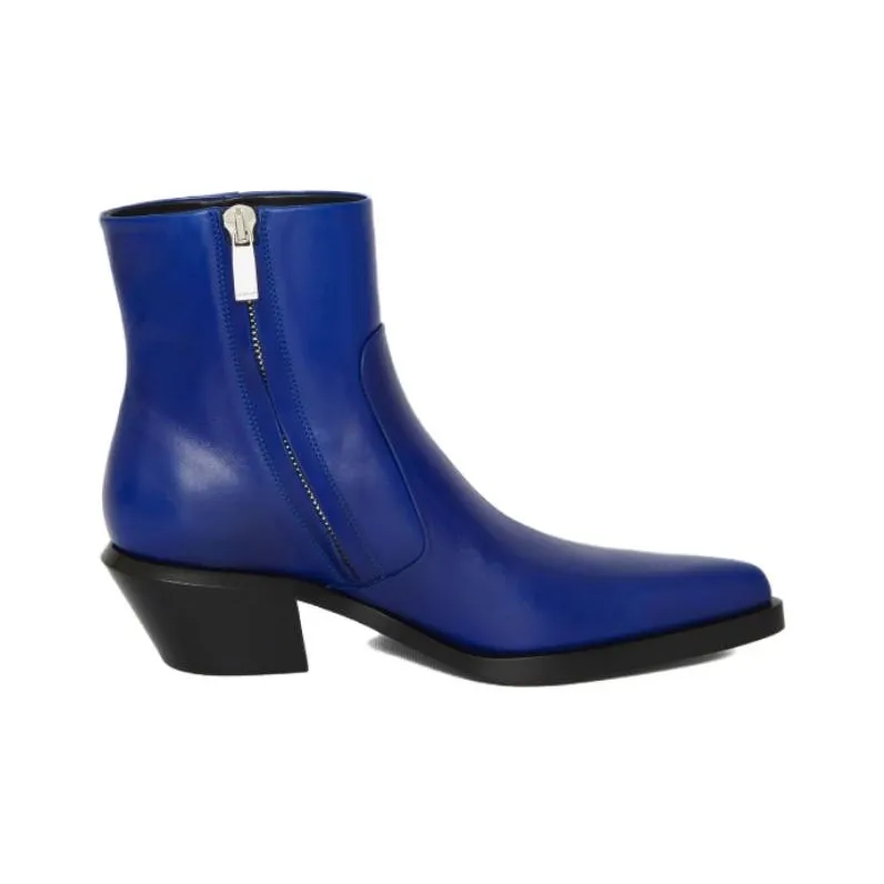 OFF-WHITE Ankle Boots 6cm Men's Blue-1