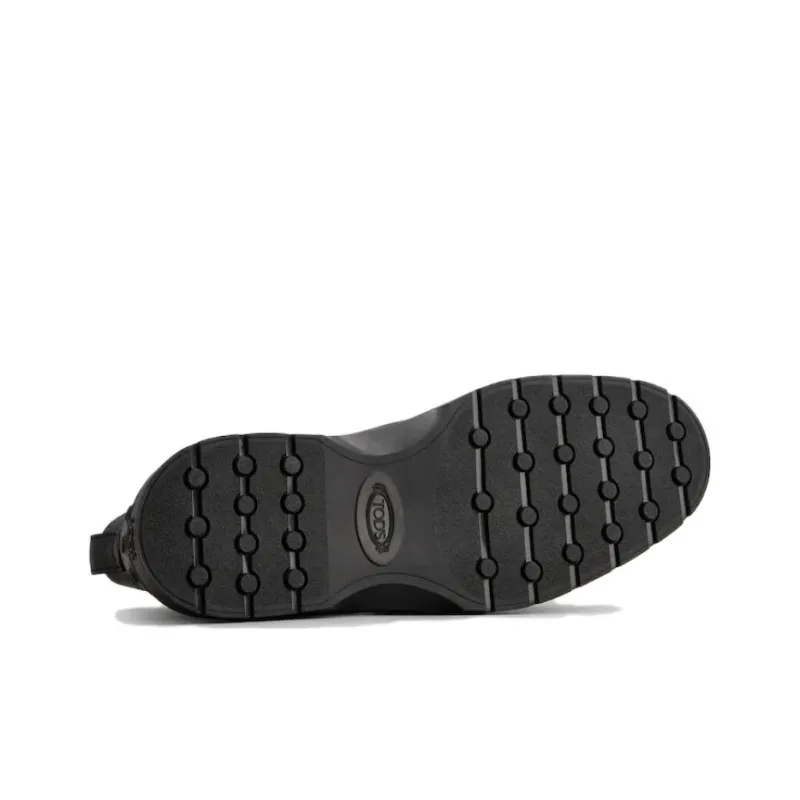 TOD'S Tronchetto Slip-on Leather Boots-4