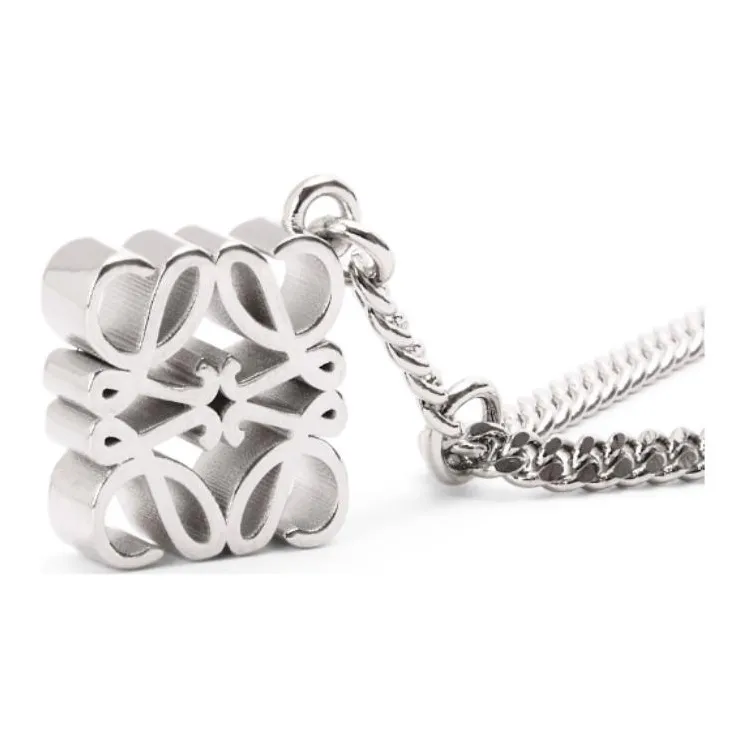 LOEWE Brass Necklaces Women's Silver-3