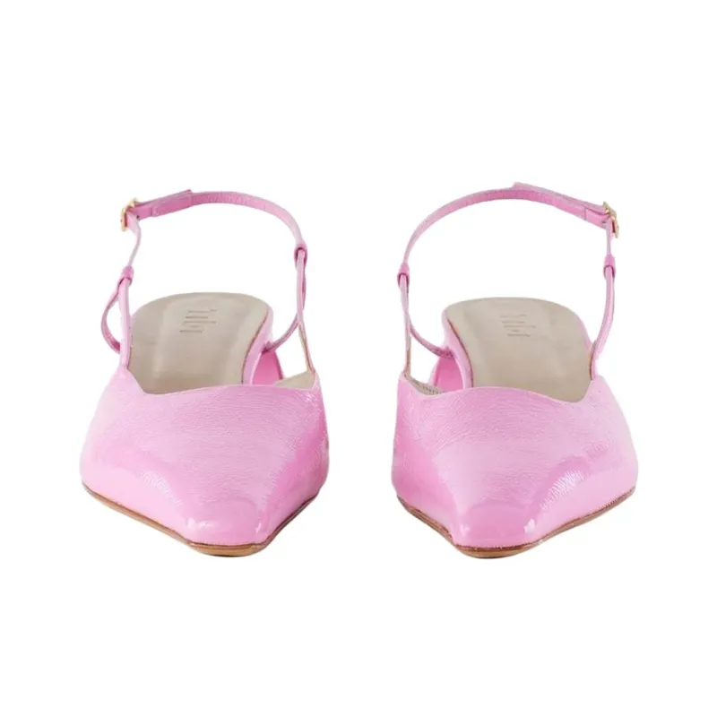 TIBI Oscar Irregular Heel High Heels 4.5cm Women's Light Pink-2