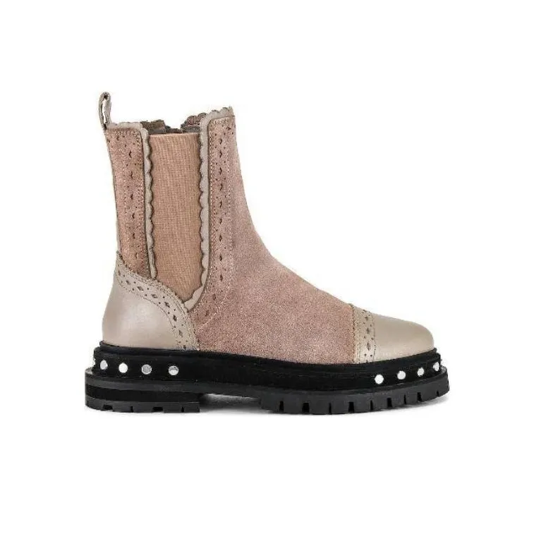 FREE PEOPLE Crew Chelsea Boots Women's Brown-1