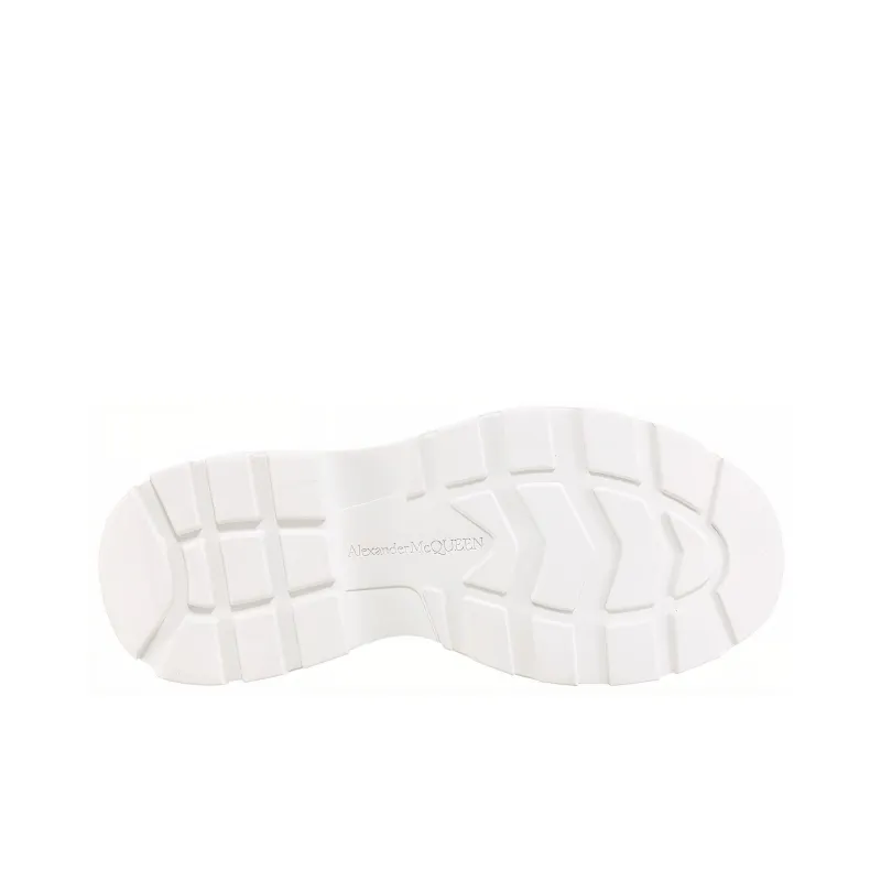 Alexander McQueen Tread Slick Short Martin Boot Men's White-4