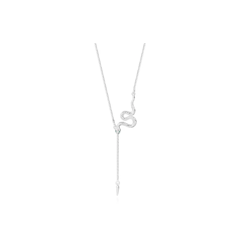 SUCH NICE S925 Silver Necklaces Women's-5