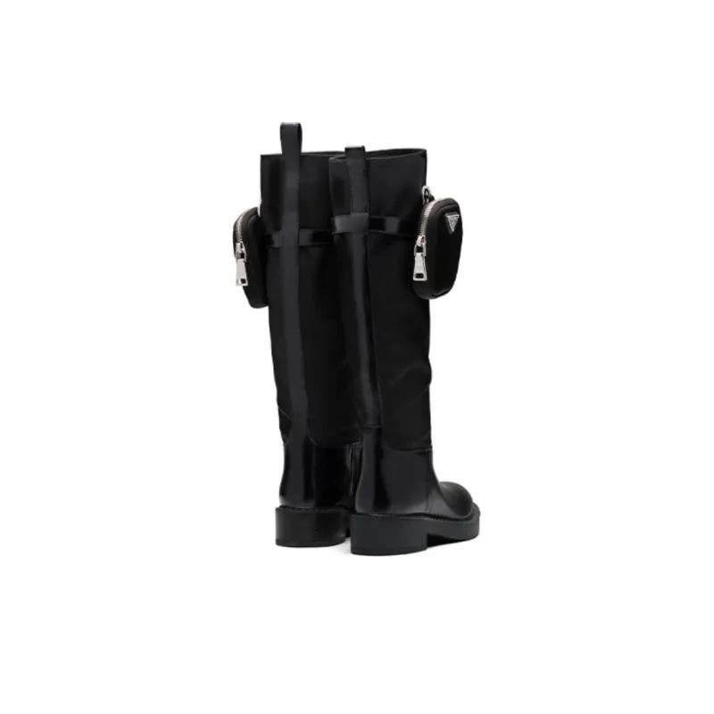 PRADA Women's Brushed Leather 'Black'-3