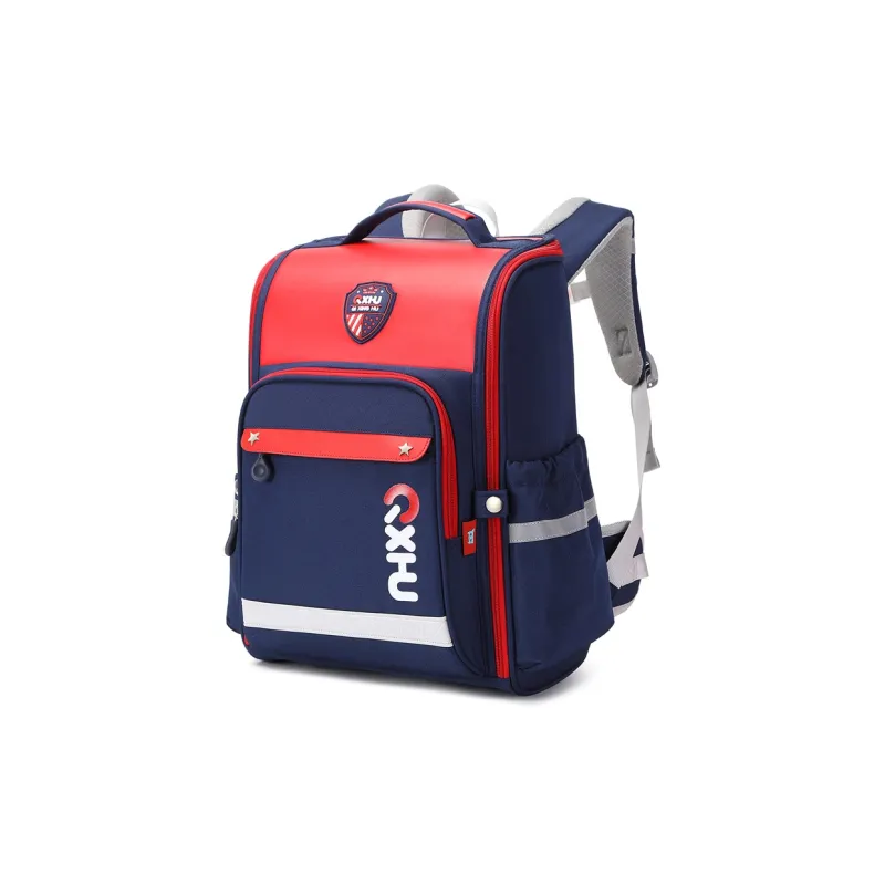 Seven Star Fox Oxford Cloth Student Backpack Elementary School Backpack Large Size Unisex Multicolor-1