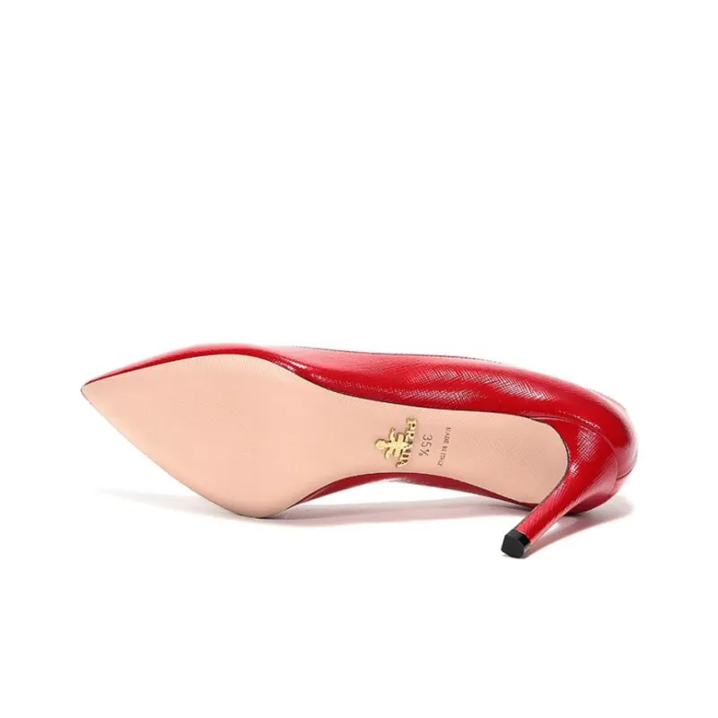 PRADA High Heels Women's Red-5