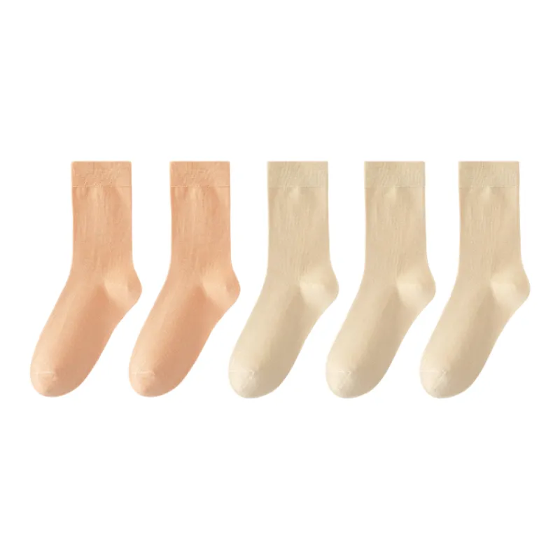 Lan Miao Mid Calf Socks Women's 5 Pack-4