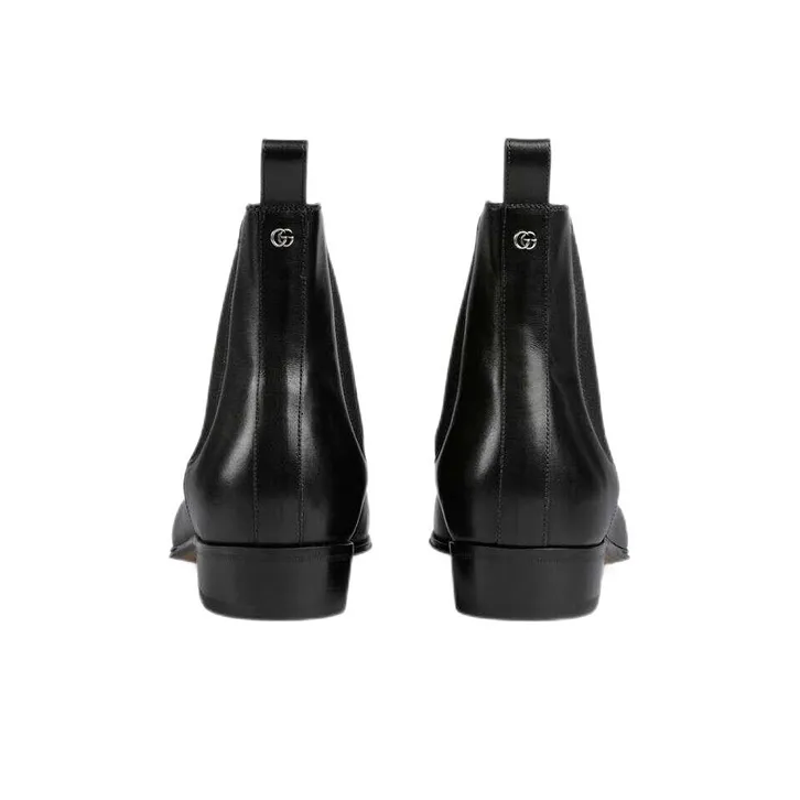 GUCCI Ankle Boots Men Black-3