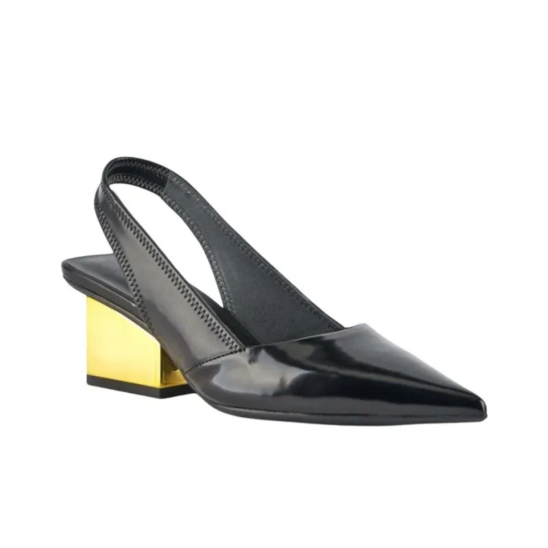 UNITED NUDE Raila Block Heel High Heels 6cm Women's Black-2