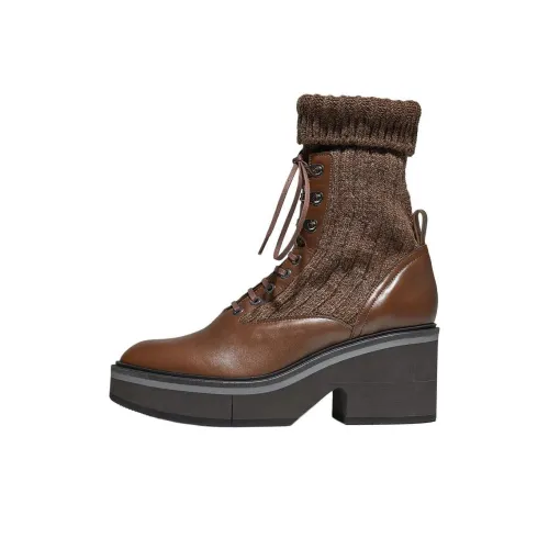 CLERGERIE ANCEL Ankle Boots 7.5cm Women's Brown