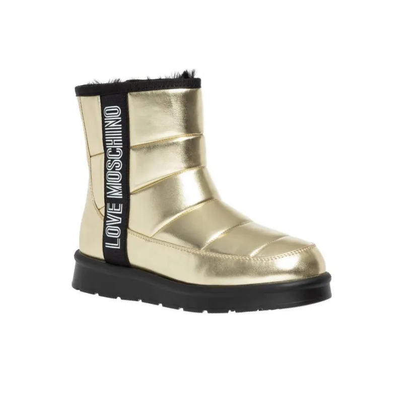 LOVE MOSCHINO Ankle Boots Women's Gold-1