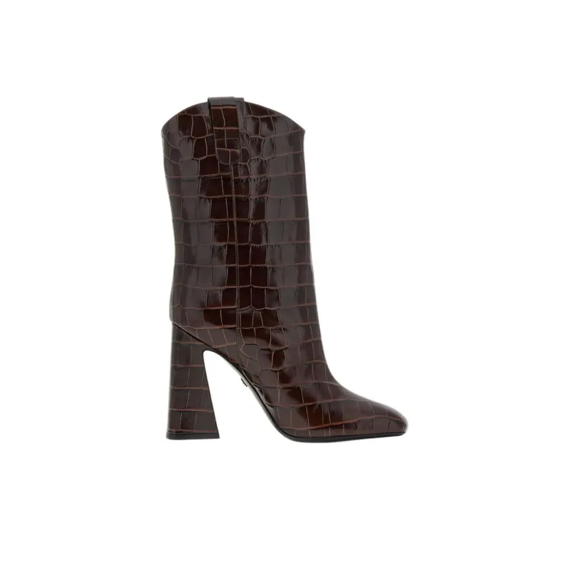 Roberto Cavalli Ankle Boots Women's Red Brown-1