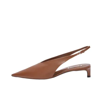 JIL SANDER Pointed toe Leather Slingback Pumps