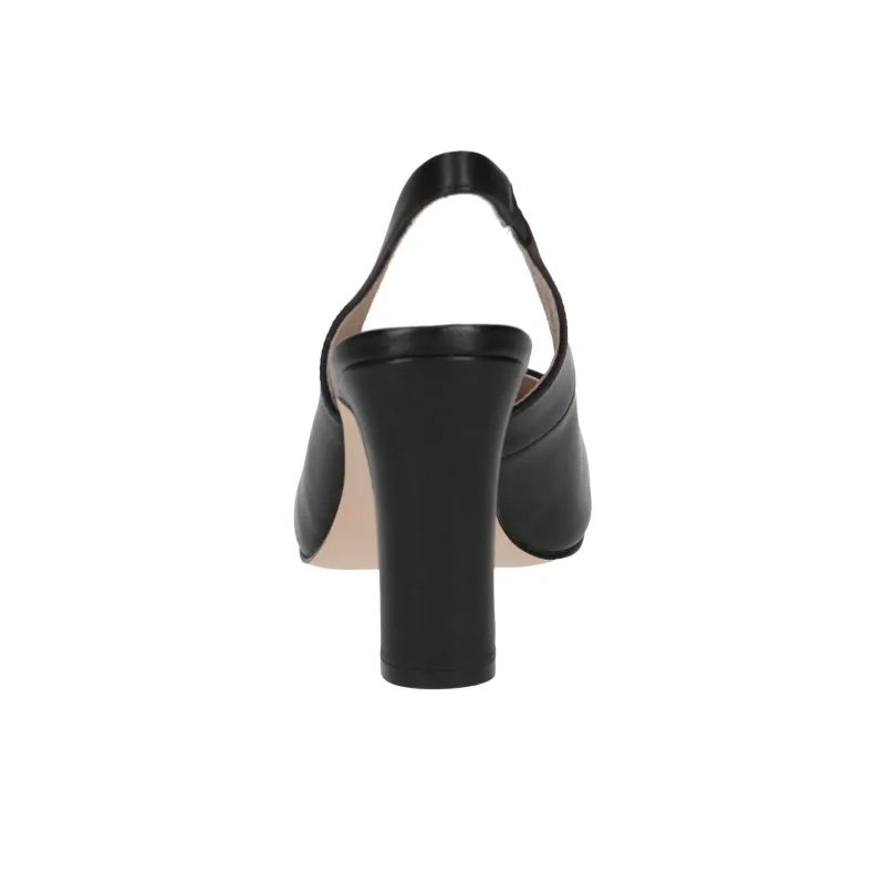 CAPRICE Twiggy Chunky Heel High Heels 8.5cm Women's Black-5