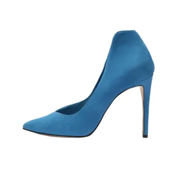 Schutz Arlette Slim Heel High Heels 10.5cm Women's Blue