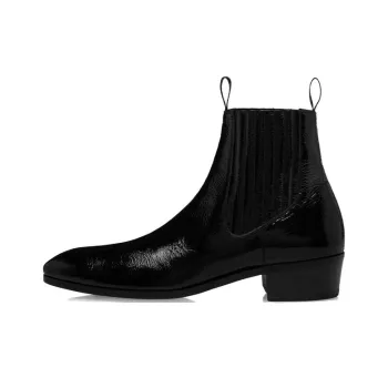 TOM FORD Short Chelsea Boots 4cm Men's Black
