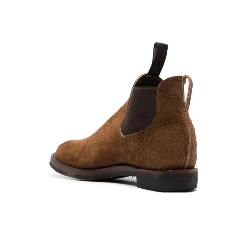 Polo Ralph Lauren RRL Short Chelsea Boots Men's Brown-2