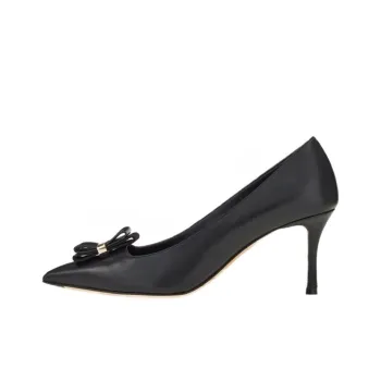 FERRAGAMO Slim Heel High Heels 7cm Women's Black