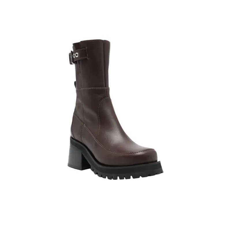 GANNI Ankle Boots 7cm Women's Brown-2