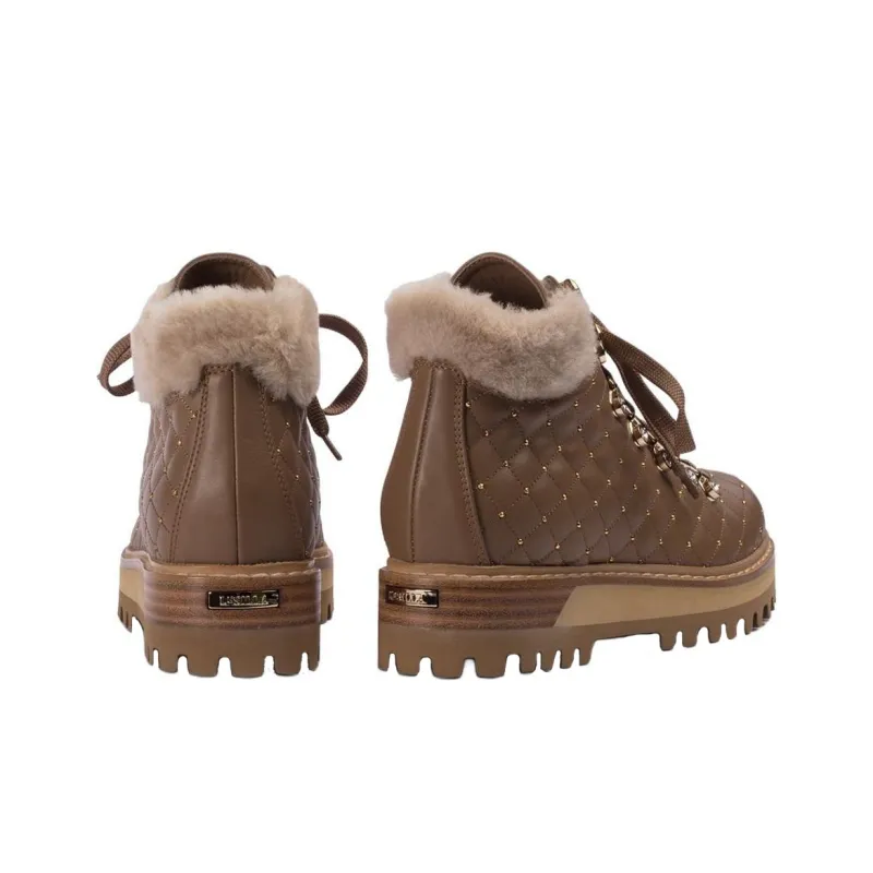 Le Silla ST. MORITZ Ankle Boots 4cm Women's Brown-3