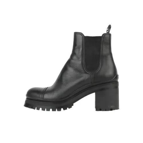MIU MIU Chelsea Boots Women's Black