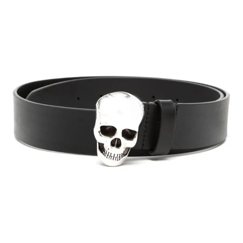 Alexander McQueen Skull-motif Leather Belt-2