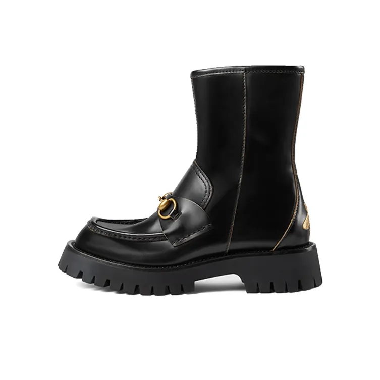 GUCCI Horsebit-embellished Ankle Boots-0