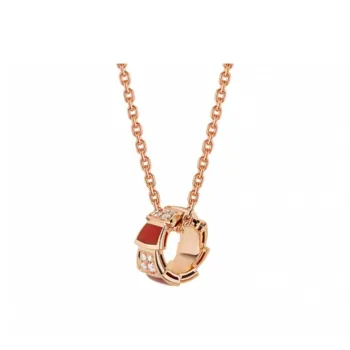 BVLGARI SERPENTI VIPER Diamond Necklaces Unisex
