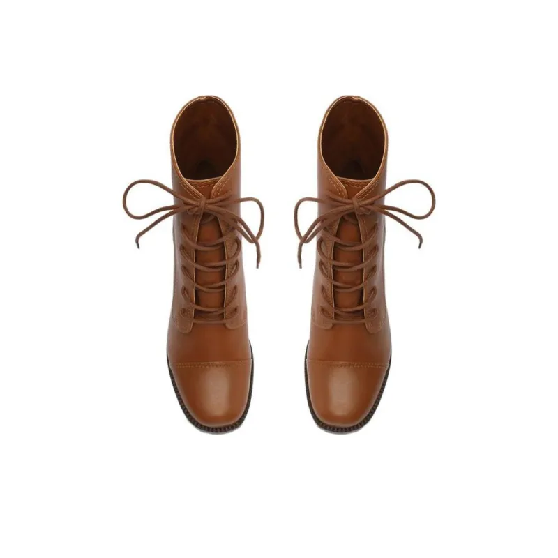 Schutz Jeannine Tratorado Ankle Boots 7cm Women's Brown-4