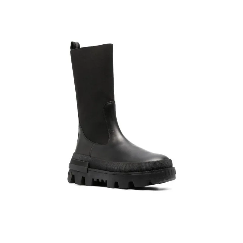 Moncler Logo Embossed Slip-On Boots Women's-2