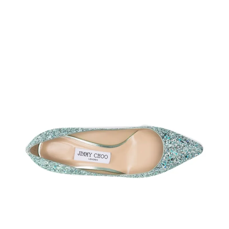 Jimmy Choo ROMY Slim Heel High Heels 6cm Women's Mint Green-3