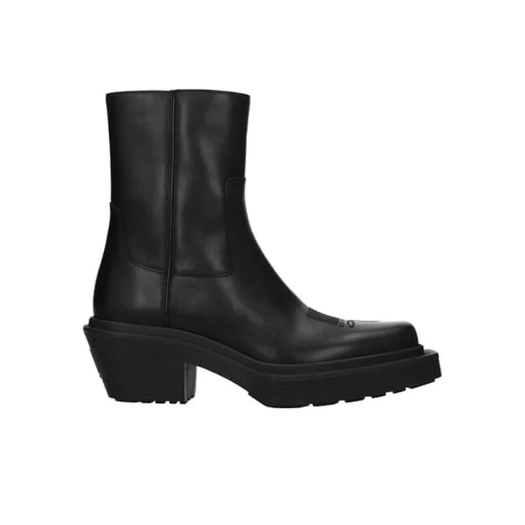 Vetements Ankle Boots 6.5cm Men's Black-1